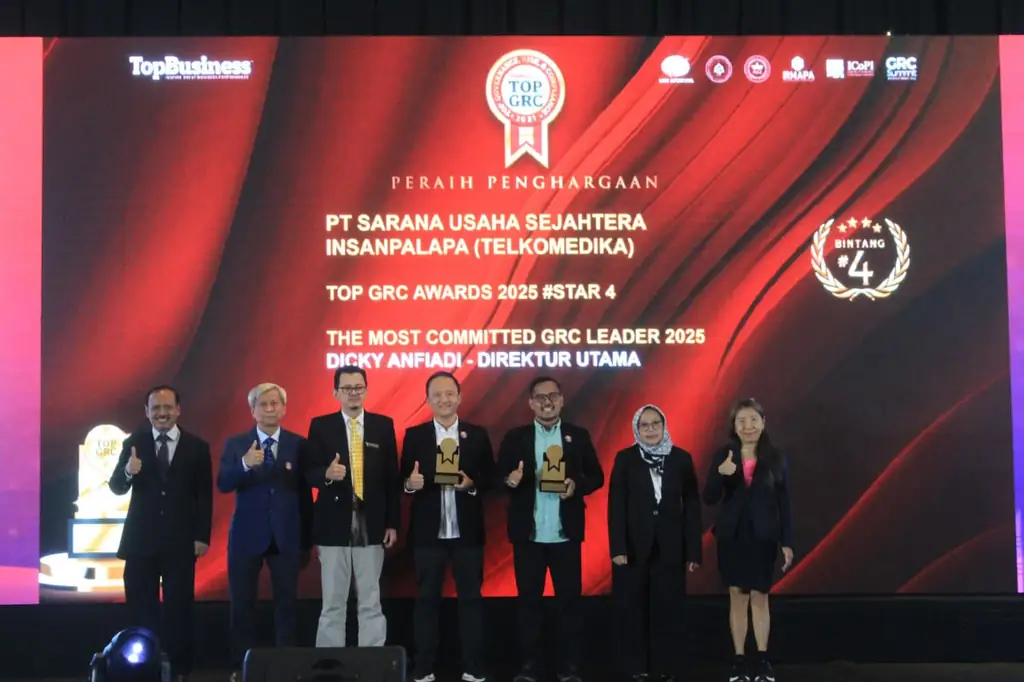 TelkoMedika Raih 2 Penghargaan TOP GRC Awards